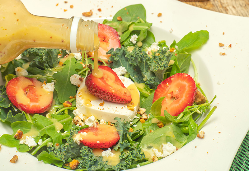 Ensalada de Fresa con Arúgula