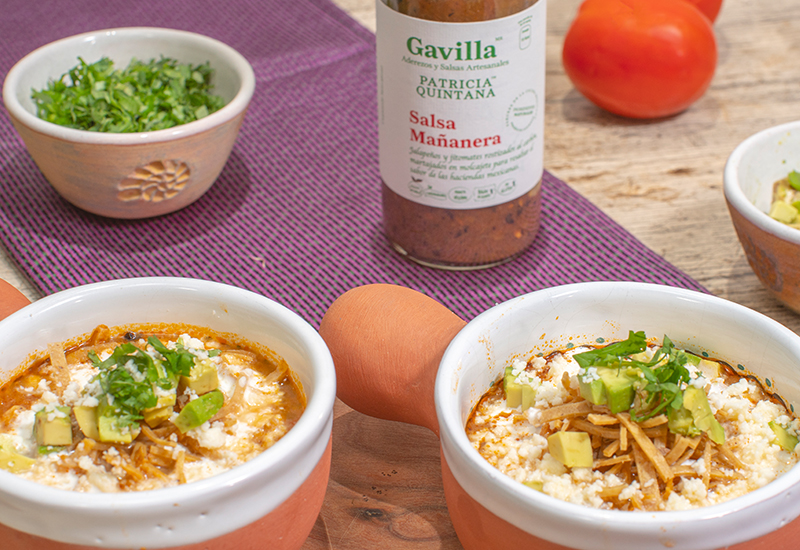 Sopa de Pollo y tortilla